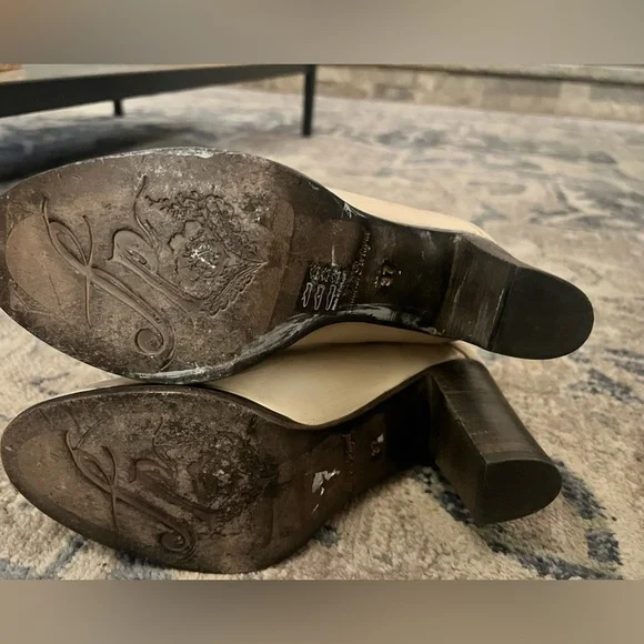 Free People Cream Slouch Boots Size 37 - Picture 4 of 7